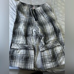 Black and White Plaid Pants